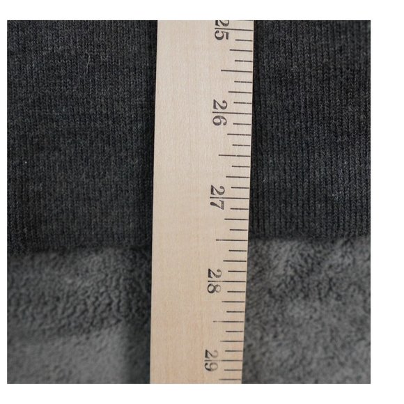 VTG Polo Ralph Lauren Sweater Men's Large Dark Gray Mock Neck Quarter Preppy - Picture 7 of 10